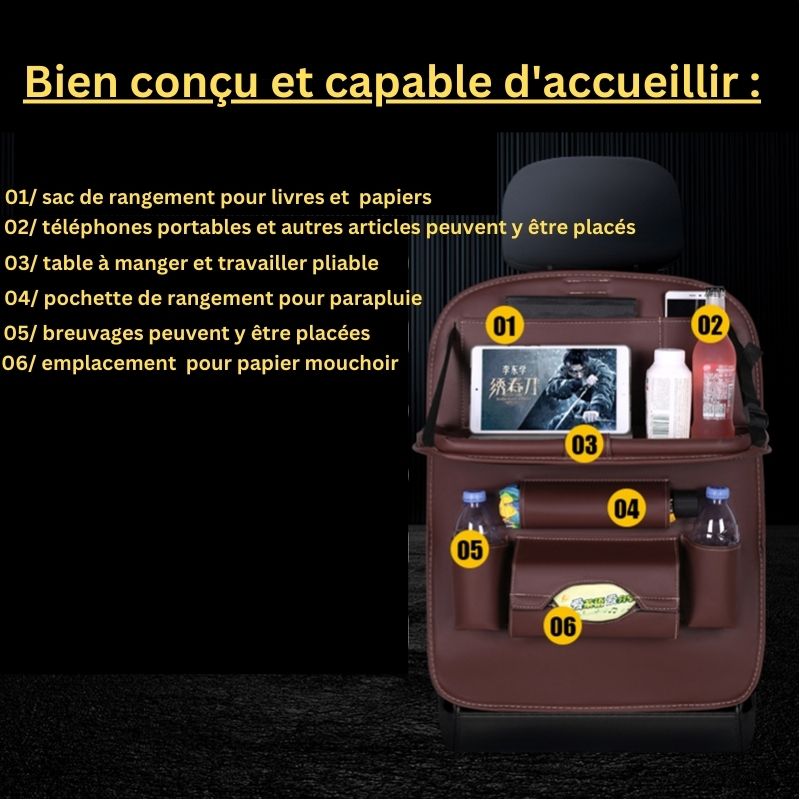 Organisateur de voiture de siège arrière™